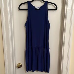 Cobalt Blue Drop Waist Racerback Mini Size Small